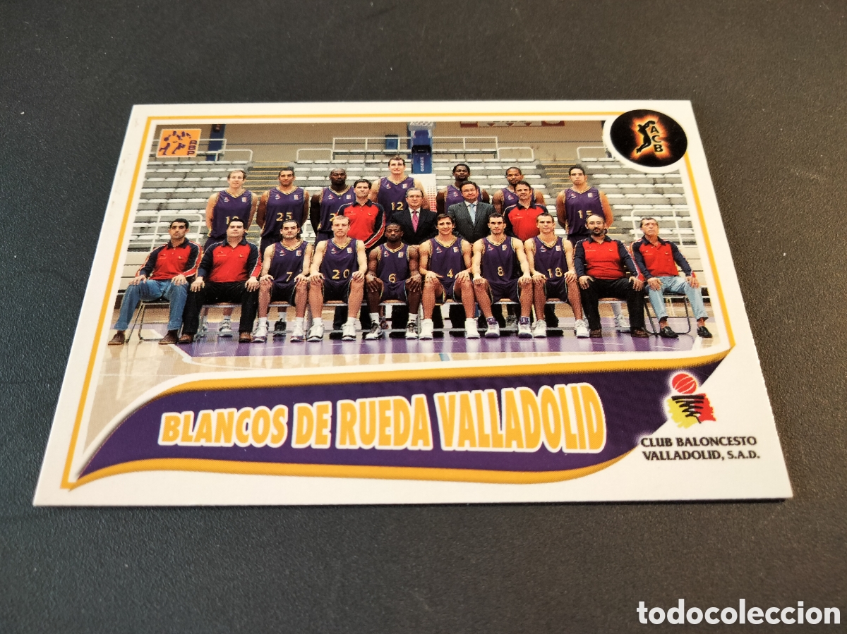 Collezionismo Figurine antiche: PLANTILLA # 56 BLANCOS DE RUEDA VALLADOLID BALONCESTO ACB 2009/10 PANINI
