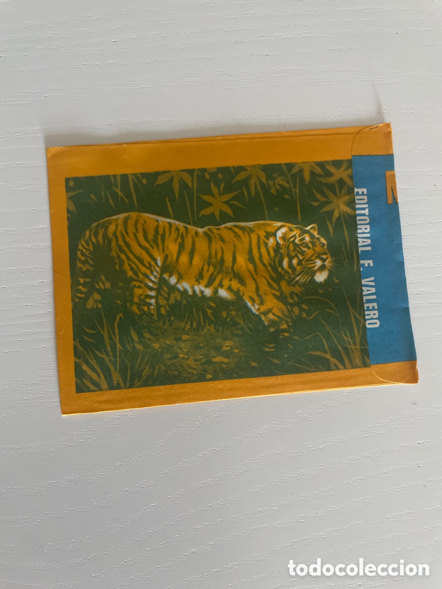 Coleccionismo cromos antiguos: Sobre de cromos sin abrir M&Oacute;DULO 1 FAUNA - Foto 2