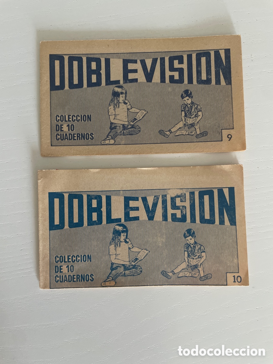 Coleccionismo cromos antiguos: Dos Cuadernos DOBLEVISION 9 y 10 - Foto 1