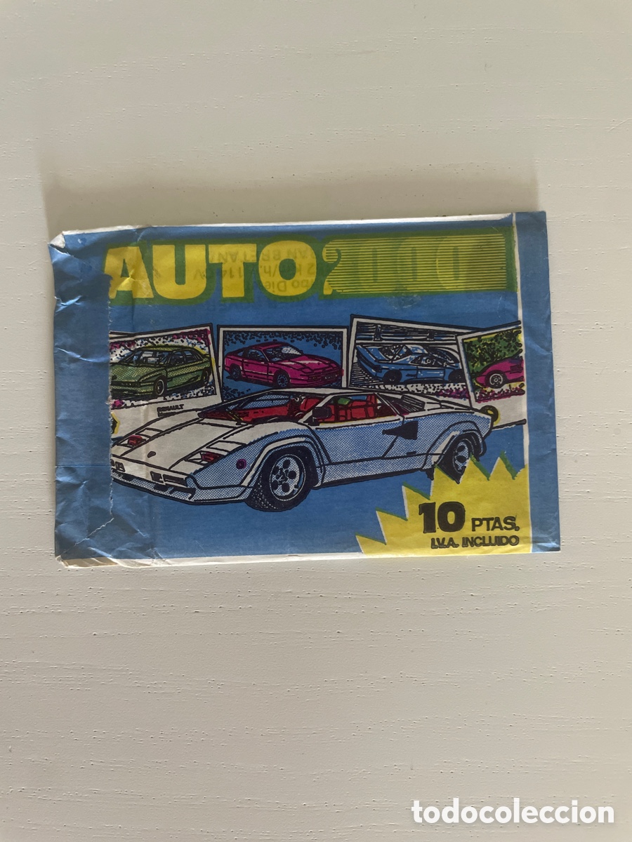 Coleccionismo cromos antiguos: Sobre de cromos sin abrir AUTO 2000 - Foto 1