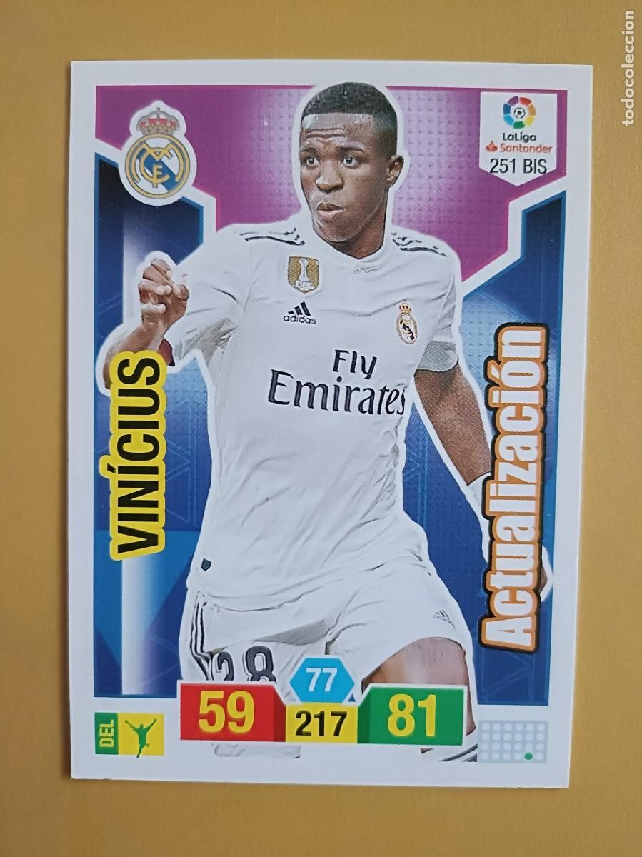 Coleccionismo cromos antiguos: vinicius 18 19 actualizacion - Foto 1