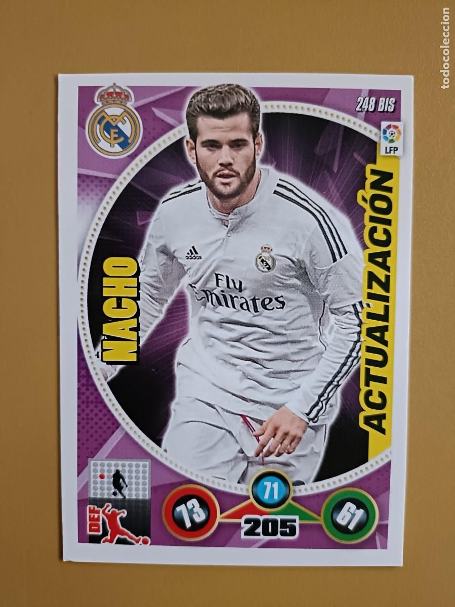 Coleccionismo cromos antiguos: nacho, 2014 15 actualizacion - Foto 1