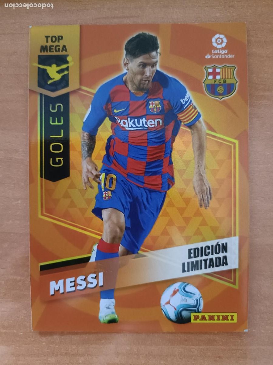 Coleccionismo cromos antiguos: messi, top mega goles edicion limitada 2021 - Foto 1
