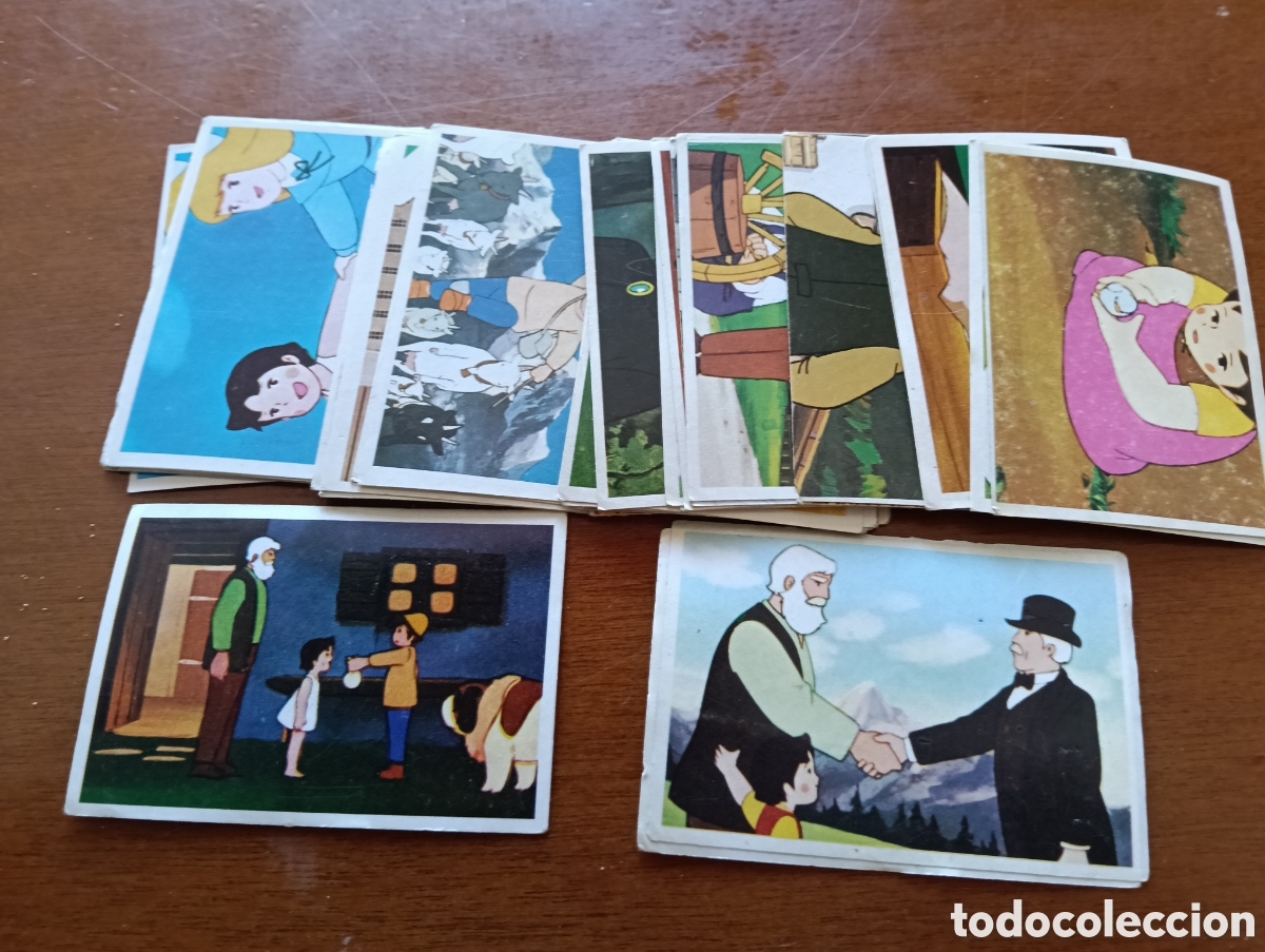 Coleccionismo cromos antiguos: Lote de 34 cromos Heidi - Ediciones ESTE sin pegar - Foto 1