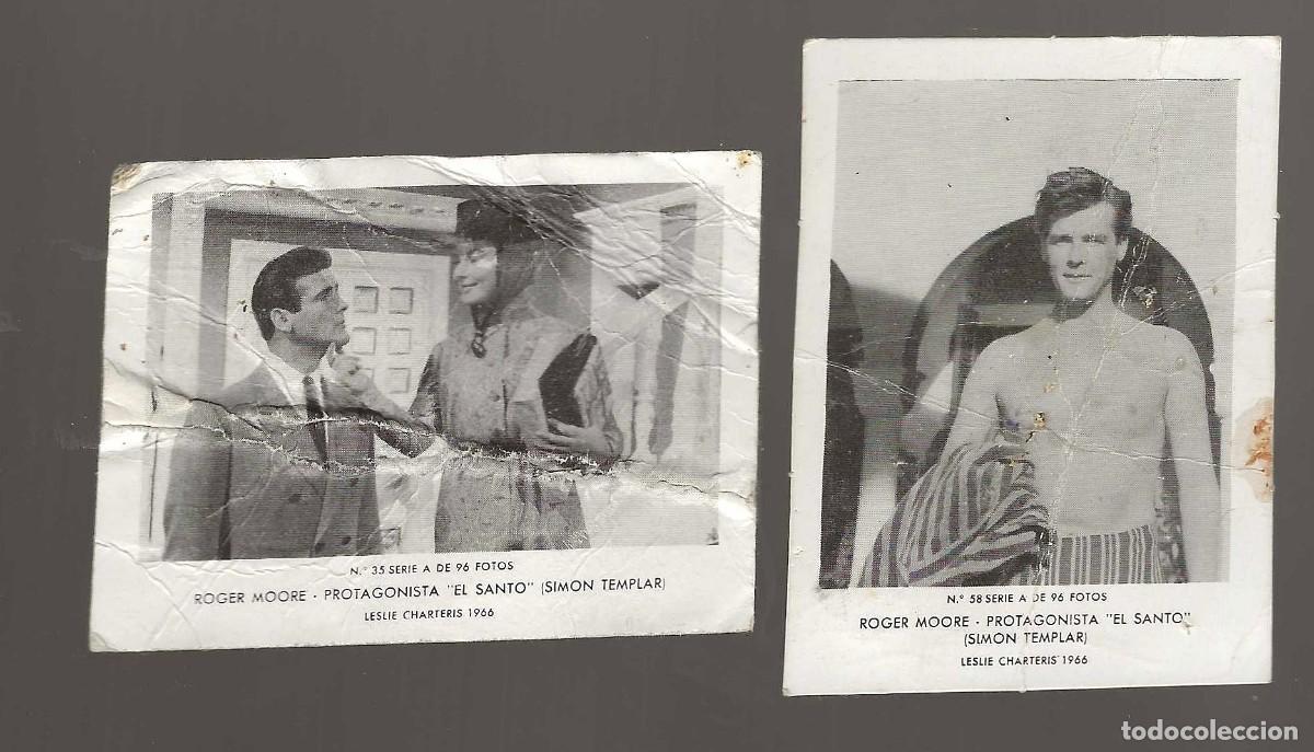 Coleccionismo cromos antiguos: ROGER MOORE -- PROTAGONISTA &rdquo; EL SANTO &rdquo; - Foto 1
