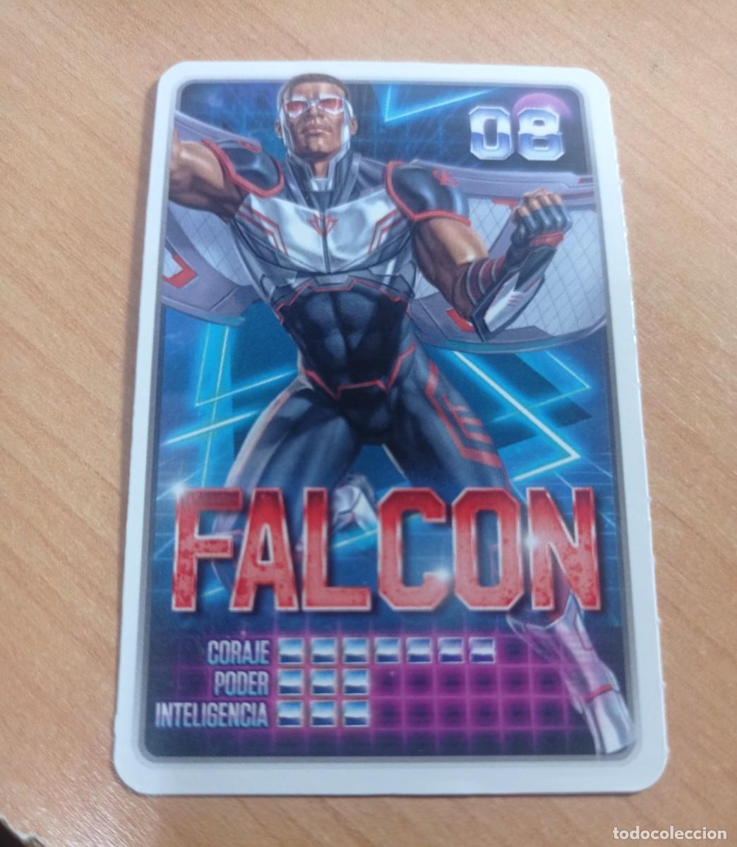 Coleccionismo cromos antiguos: 8 FALCON COLECCI&Oacute;N MARVEL DESCUBRE TU PODER. CARREFOUR. - Foto 1