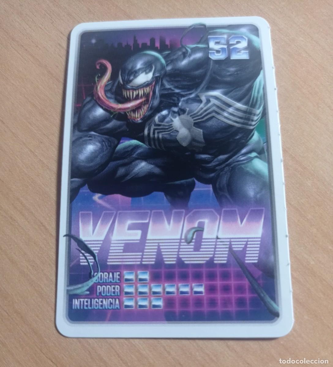 Coleccionismo cromos antiguos: 52 VENOM COLECCI&Oacute;N MARVEL DESCUBRE TU PODER. CARREFOUR. - Foto 1