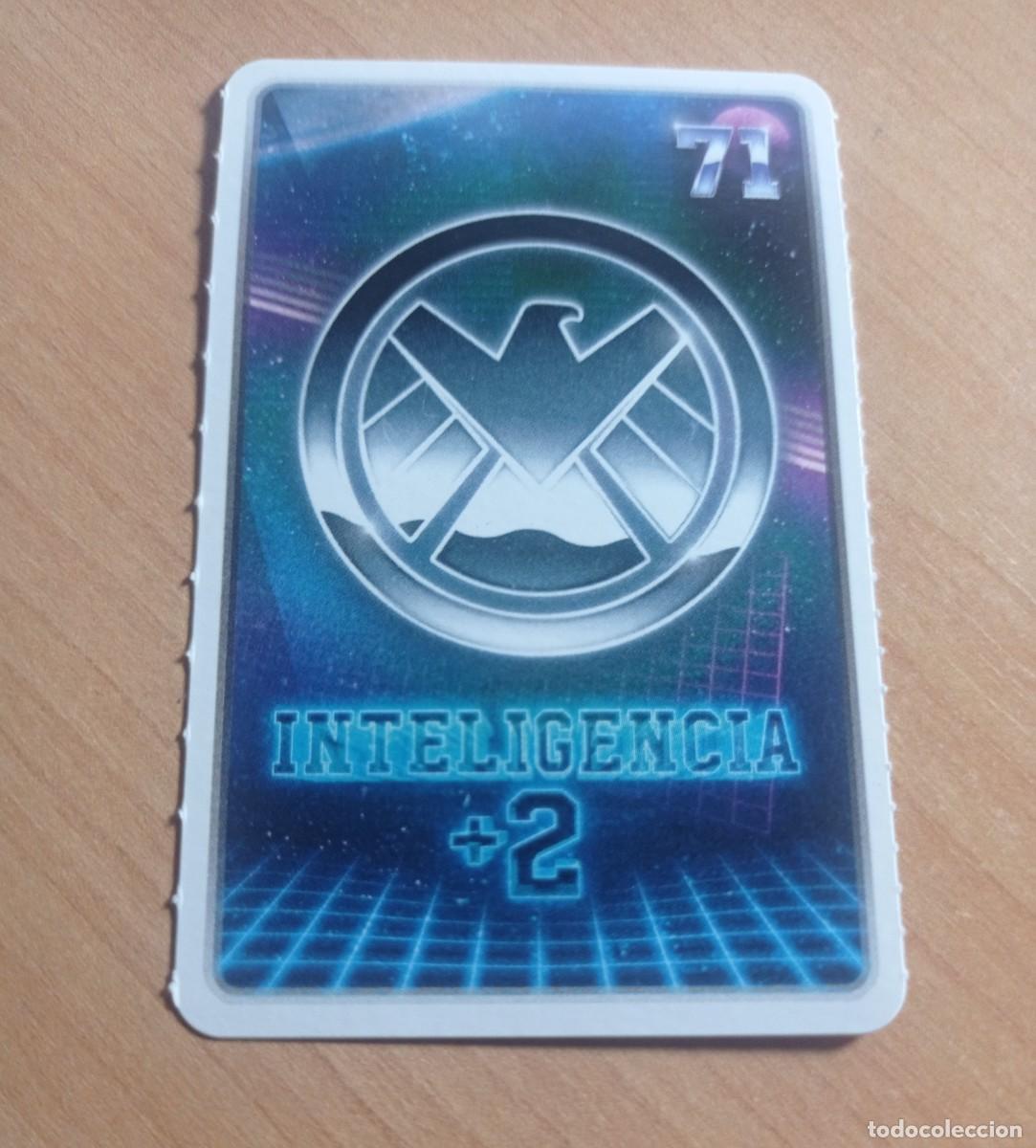Coleccionismo cromos antiguos: 71 INTELIGENCIA+ 2 COLECCI&Oacute;N MARVEL DESCUBRE TU PODER. CARREFOUR. - Foto 1
