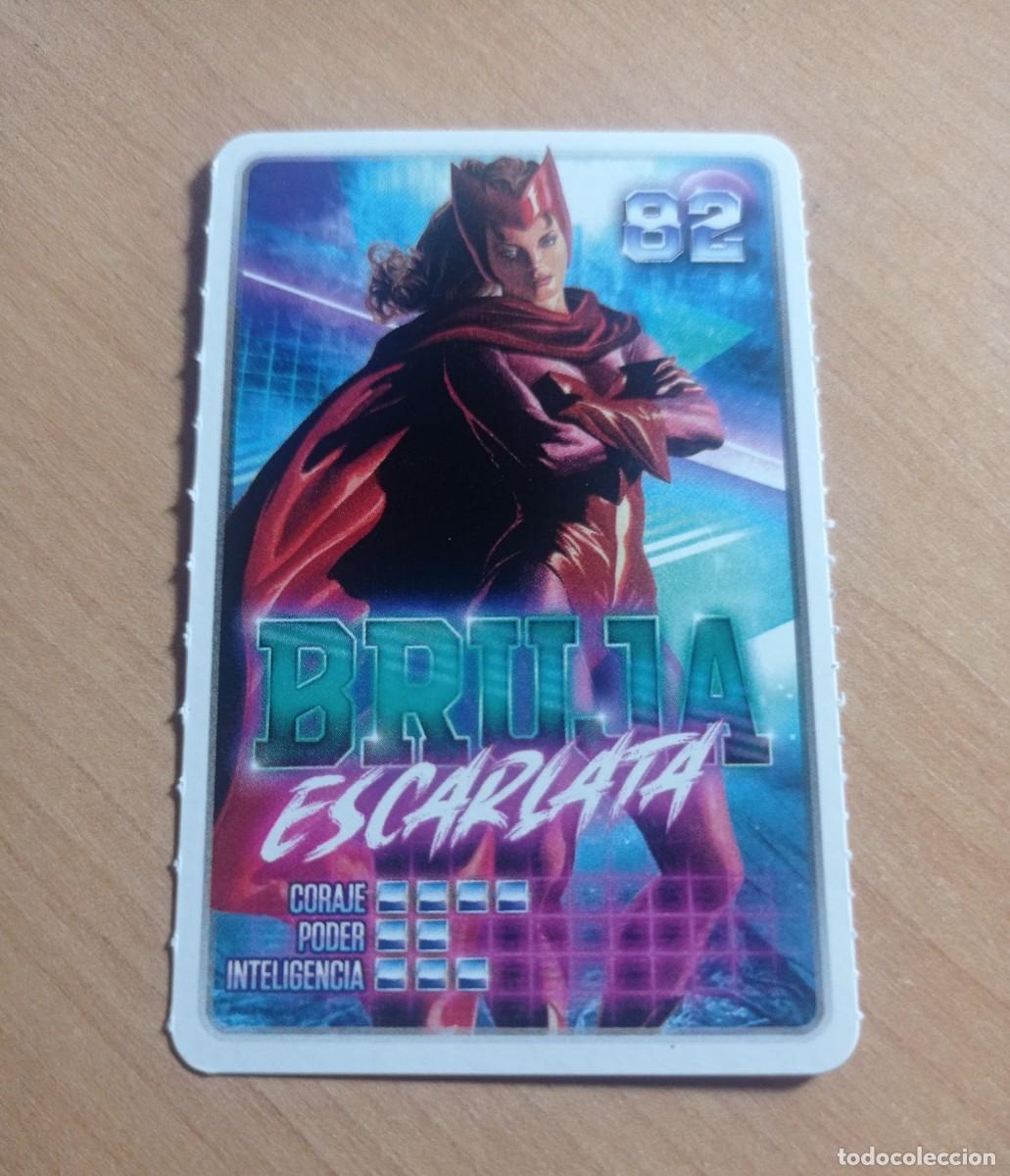 Coleccionismo cromos antiguos: 82 BRUJA ESCARLATA COLECCI&Oacute;N MARVEL DESCUBRE TU PODER. CARREFOUR. - Foto 1