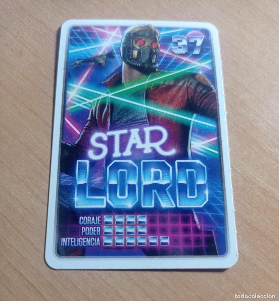 Coleccionismo cromos antiguos: 37 STAR LORD COLECCI&Oacute;N MARVEL DESCUBRE TU PODER. CARREFOUR. - Foto 1