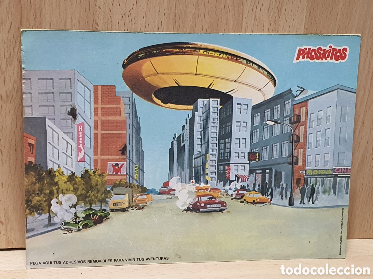 Coleccionismo cromos antiguos: Phoskitos postal serie V editada en 1984 - Foto 2