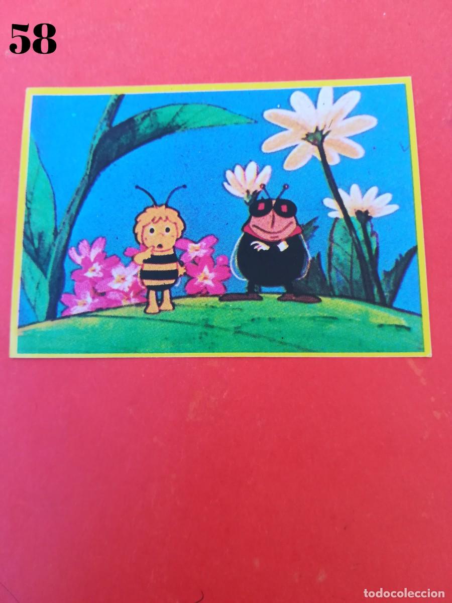 Coleccionismo cromos antiguos: Cromo n.58 la abeja maya - danone - sin pegar - Foto 1