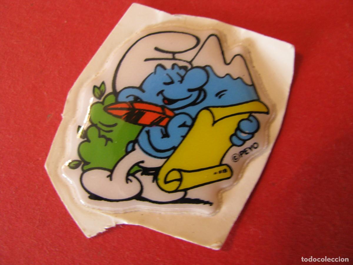 Coleccionismo cromos antiguos: CROMO PEGATINA, PEYO. PITUFO. - Foto 1