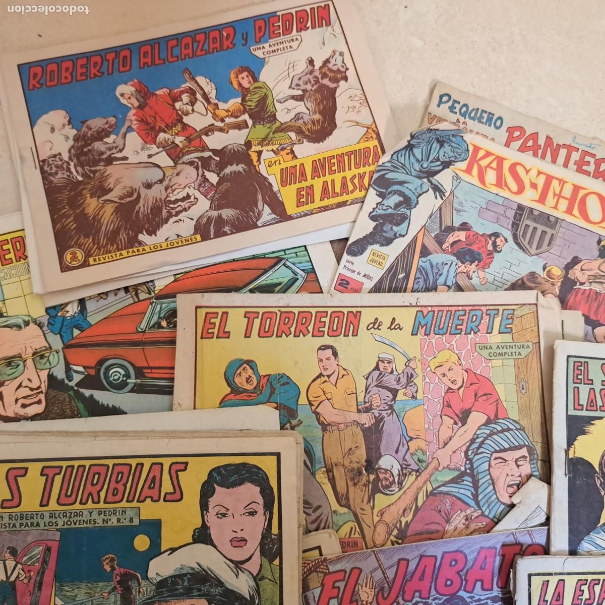 Coleccionismo cromos antiguos: Lote de tebeos antiguos - Foto 3
