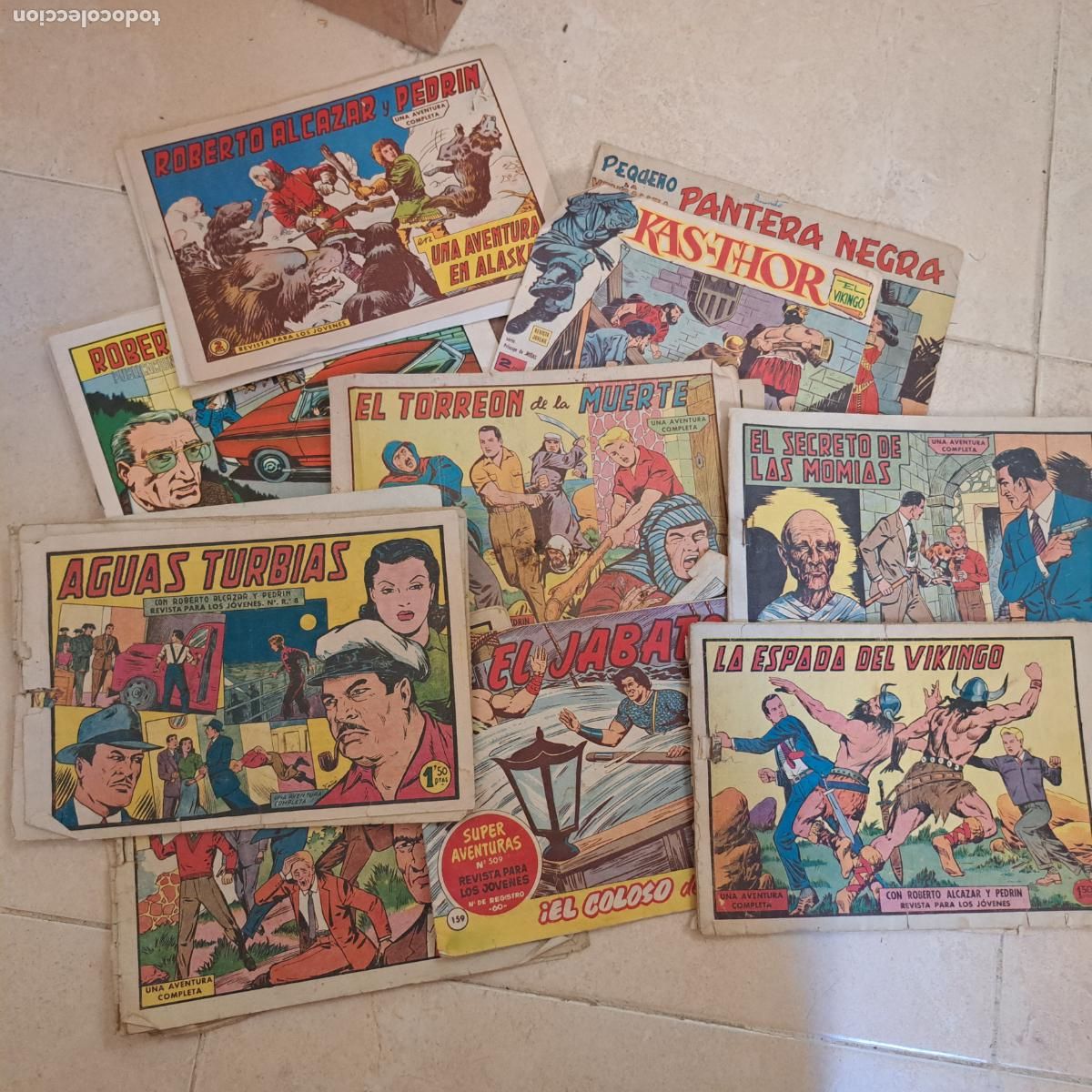 Coleccionismo cromos antiguos: Lote de tebeos antiguos - Foto 1
