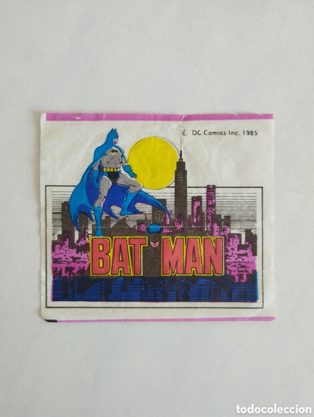 Coleccionismo cromos antiguos: CROMO CHICLE BATMAN DC COMICS - Foto 1