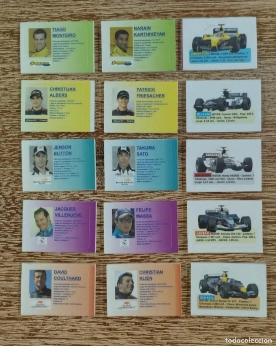 Coleccionismo cromos antiguos: Jumpers - Formula 1 - Colecci&oacute;n Completa sin pegar - Foto 3