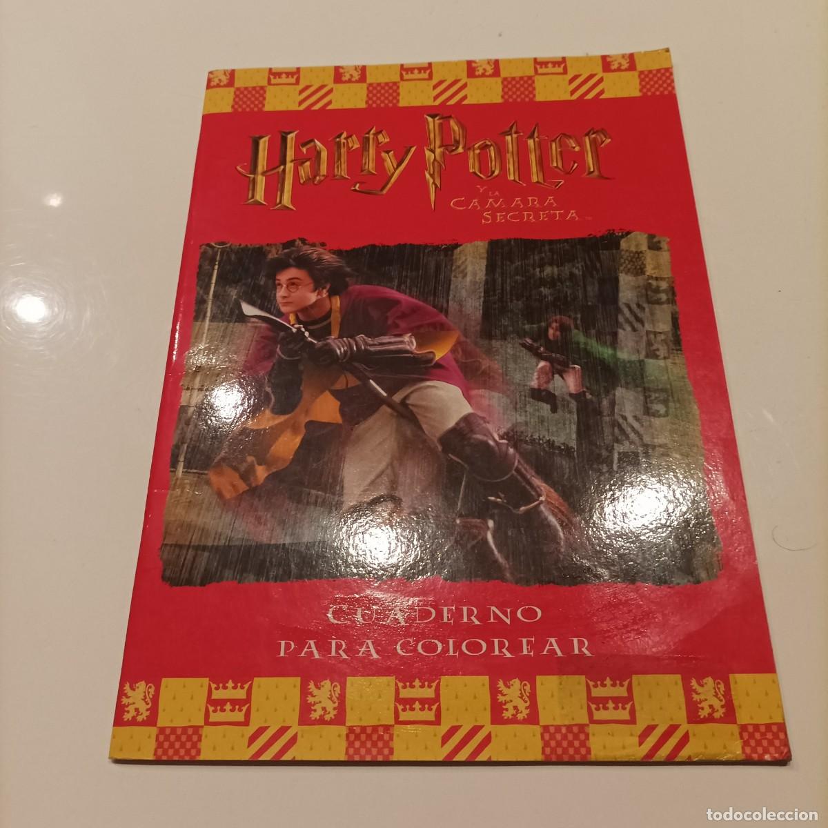 Harry Potter y la Camara Secreta Cuaderno para Colorear. Nuevo 2002 24 Laminas