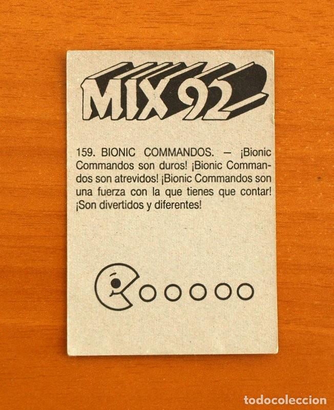 Coleccionismo cromos antiguos: Pel&iacute;culas - Cromo N&ordm; 159 Bionic Commandos - Mix 92 - Nunca Pegado - Foto 2