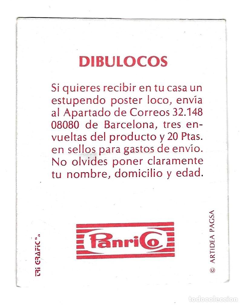 Coleccionismo cromos antiguos: PANRICO -- DIBULOCOS -- ENCHUFE/DUCHA - Foto 2