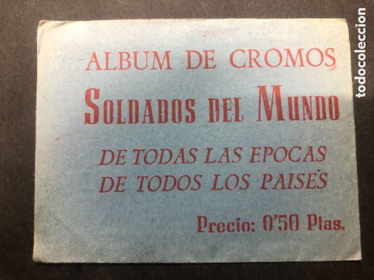 Collectionnisme Cartes &agrave; collectionner anciennes: SOBRE CON CROMOS ALBUM SOLDADOS DEL MUNDO