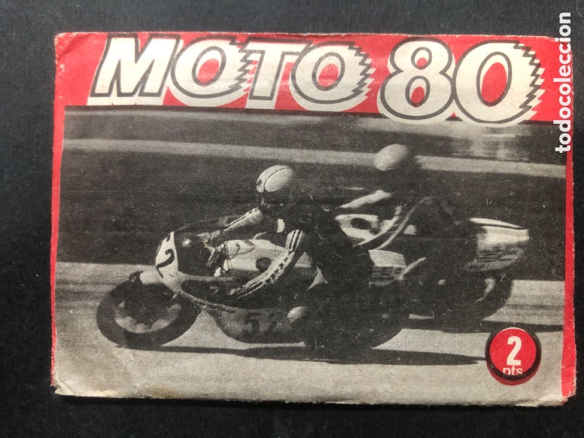 Collectionnisme Cartes &agrave; collectionner anciennes: SOBRE CON CROMOS ALBUM MOTO 80 EDITORIAL ESTE