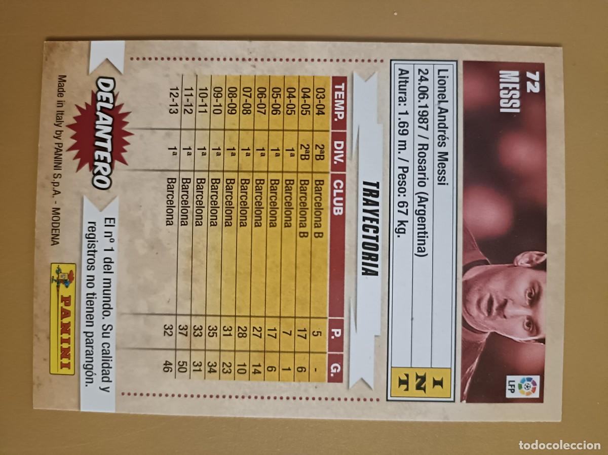 Coleccionismo cromos antiguos: messi, 2013 14 megacracks - Foto 2