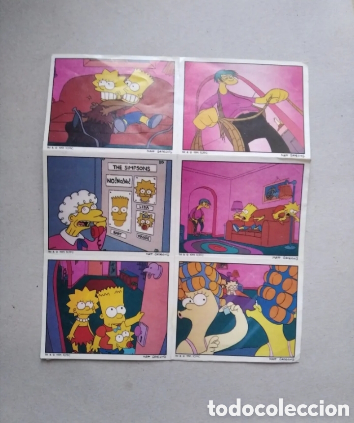 Coleccionismo cromos antiguos: Cromos Simpsons Panini - Foto 1