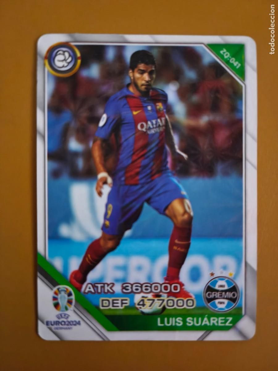 Coleccionismo cromos antiguos: luis suarez, euro 2024 card - Foto 1