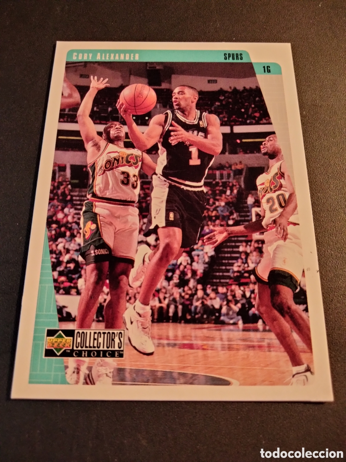 Colecionismo Cromos antigos: CORY ALEXANDER # 125 SAN ANTONIO SPURS UPPER DECK COLLECTORS CHOICE 1997 NBA BASKETBALL
