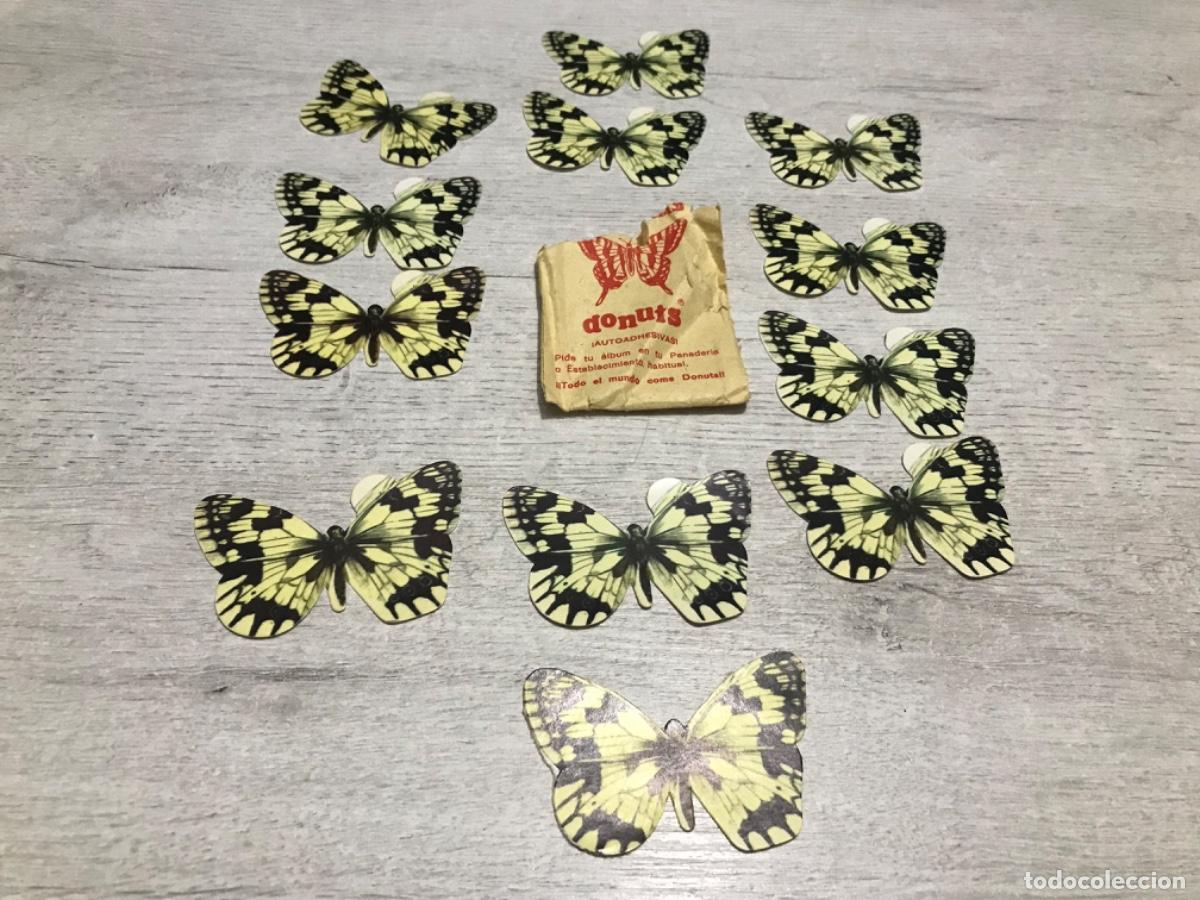 Coleccionismo cromos antiguos: Sobre Donuts con 12 mariposas - Foto 1