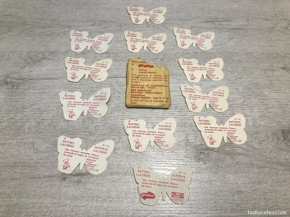 Coleccionismo cromos antiguos: Sobre Donuts con 12 mariposas - Foto 8