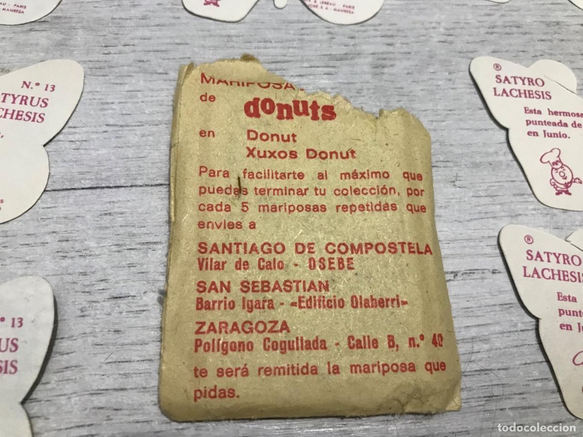 Coleccionismo cromos antiguos: Sobre Donuts con 12 mariposas - Foto 9