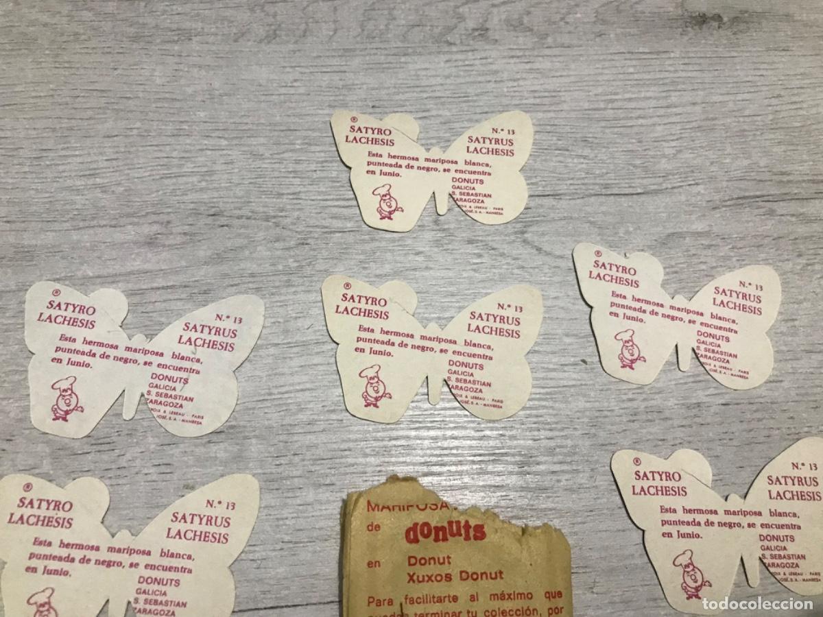 Coleccionismo cromos antiguos: Sobre Donuts con 12 mariposas - Foto 10