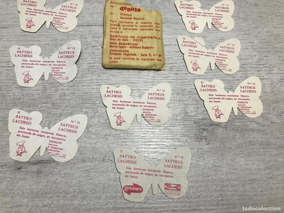 Coleccionismo cromos antiguos: Sobre Donuts con 12 mariposas - Foto 12