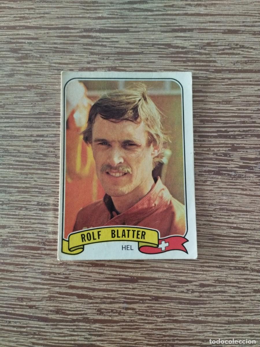 Collezionismo Figurine antiche: N&deg; 16 Rolf Blatter - Sin Pegar - Cromo MOTO Sport - Panini - 1980