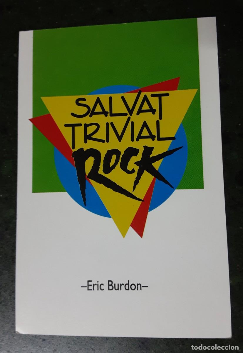 Coleccionismo cromos antiguos: ERIC BURDON , CROMO TRIVIAL SALVAT 1990 - Foto 2