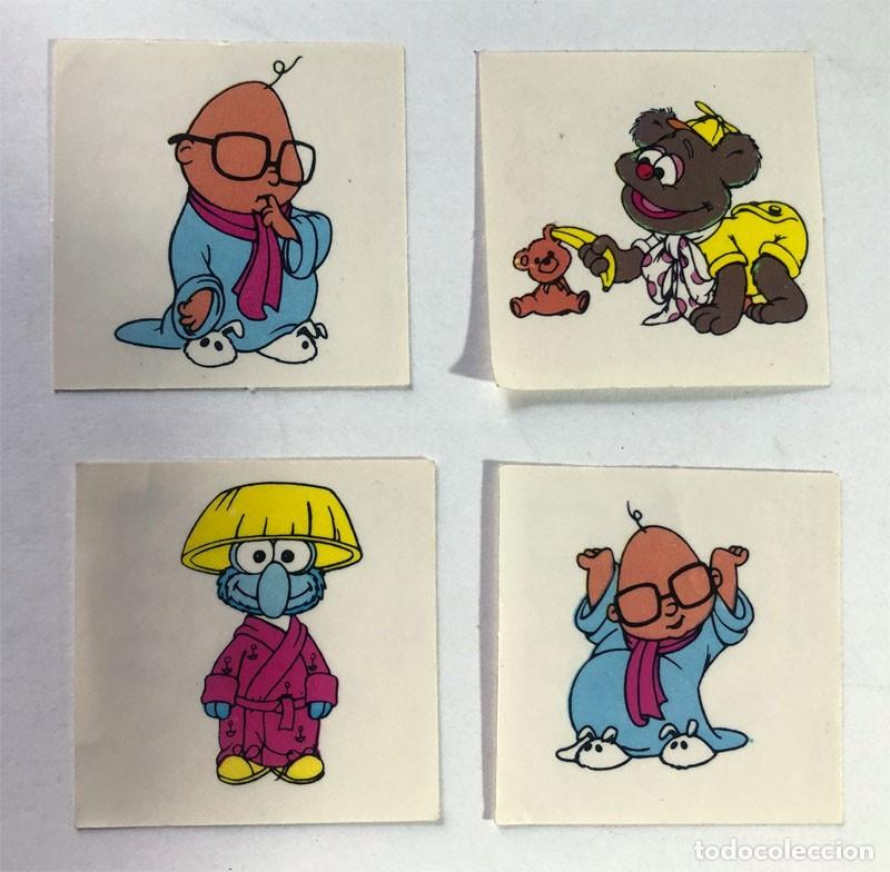 Coleccionismo cromos antiguos: 4 CROMOS / PEGATINAS / RISI - PEQUE&Ntilde;ECOS / 1986 - Foto 1