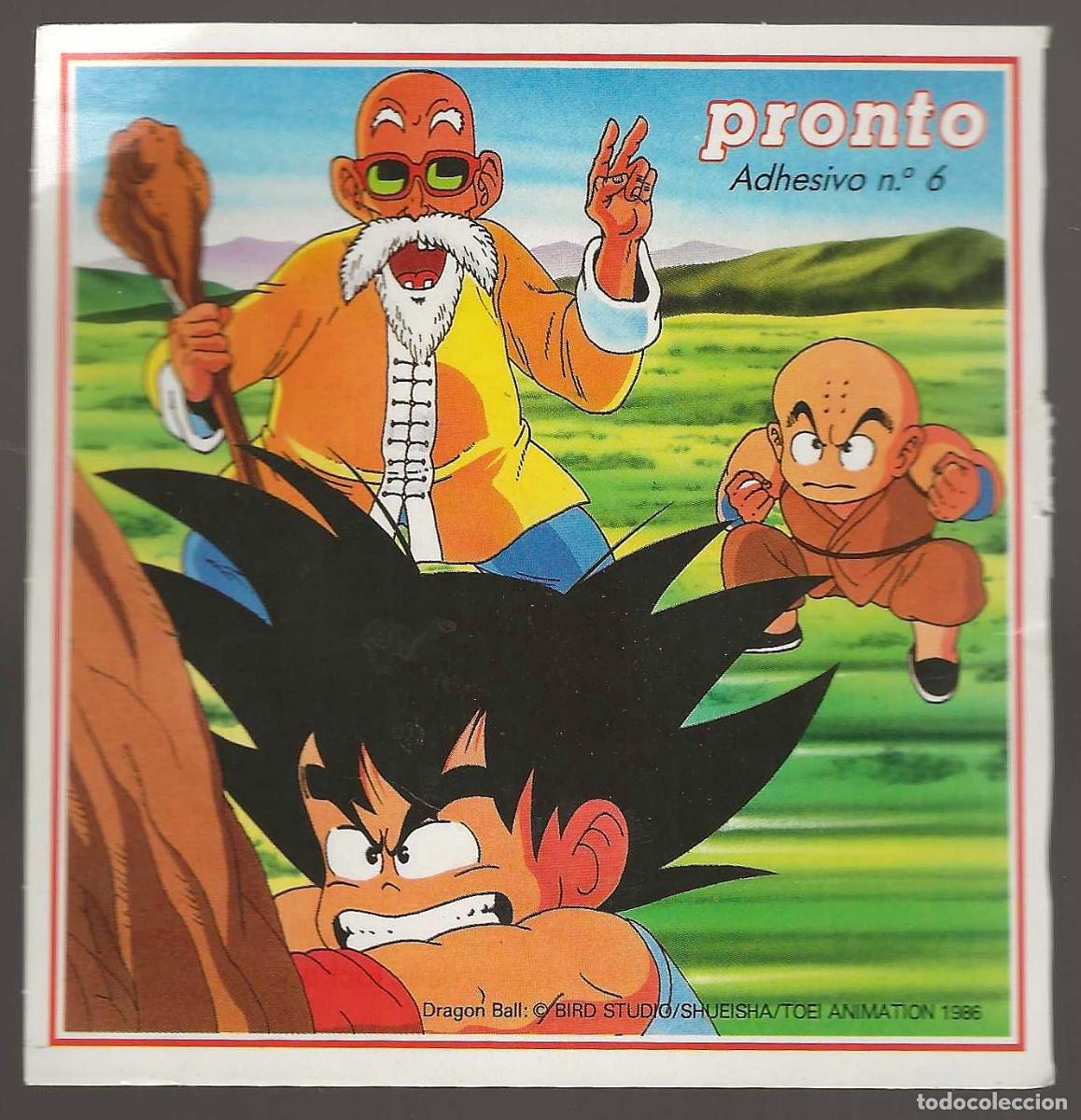 Coleccionismo cromos antiguos: PRONTO -- DRAGON BALL N&ordm; 6 - Foto 1