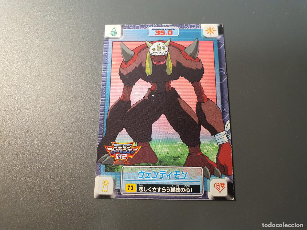 Coleccionismo Cromos antiguos: CROMO CARTA BANDAI 2000 DIGIMON ADVENTURE 02 CARD JAPON JAP CARDDASS - N&ordm; 73 DIGITAL MONSTER