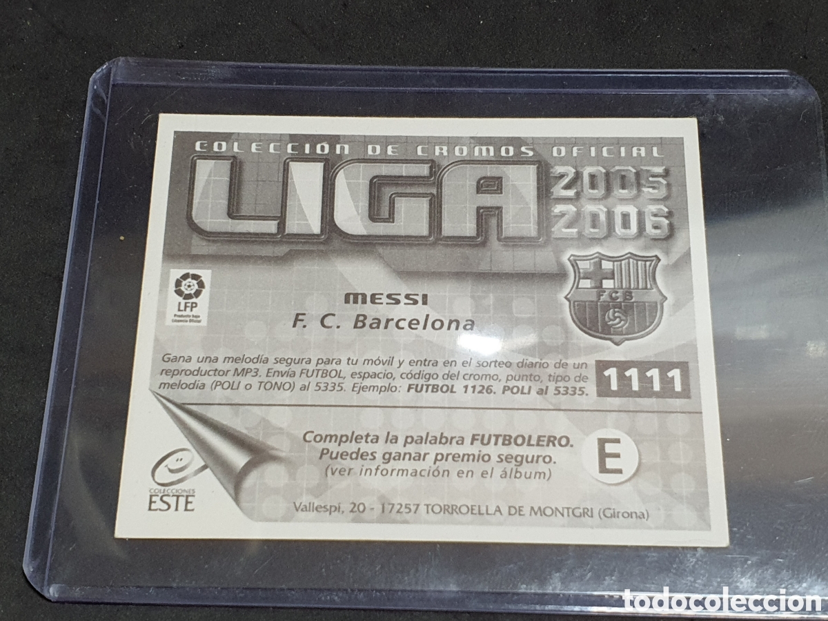 Coleccionismo cromos antiguos: Messi ediciones &eacute;ste 2005-06 totalmente nuevo - Foto 2