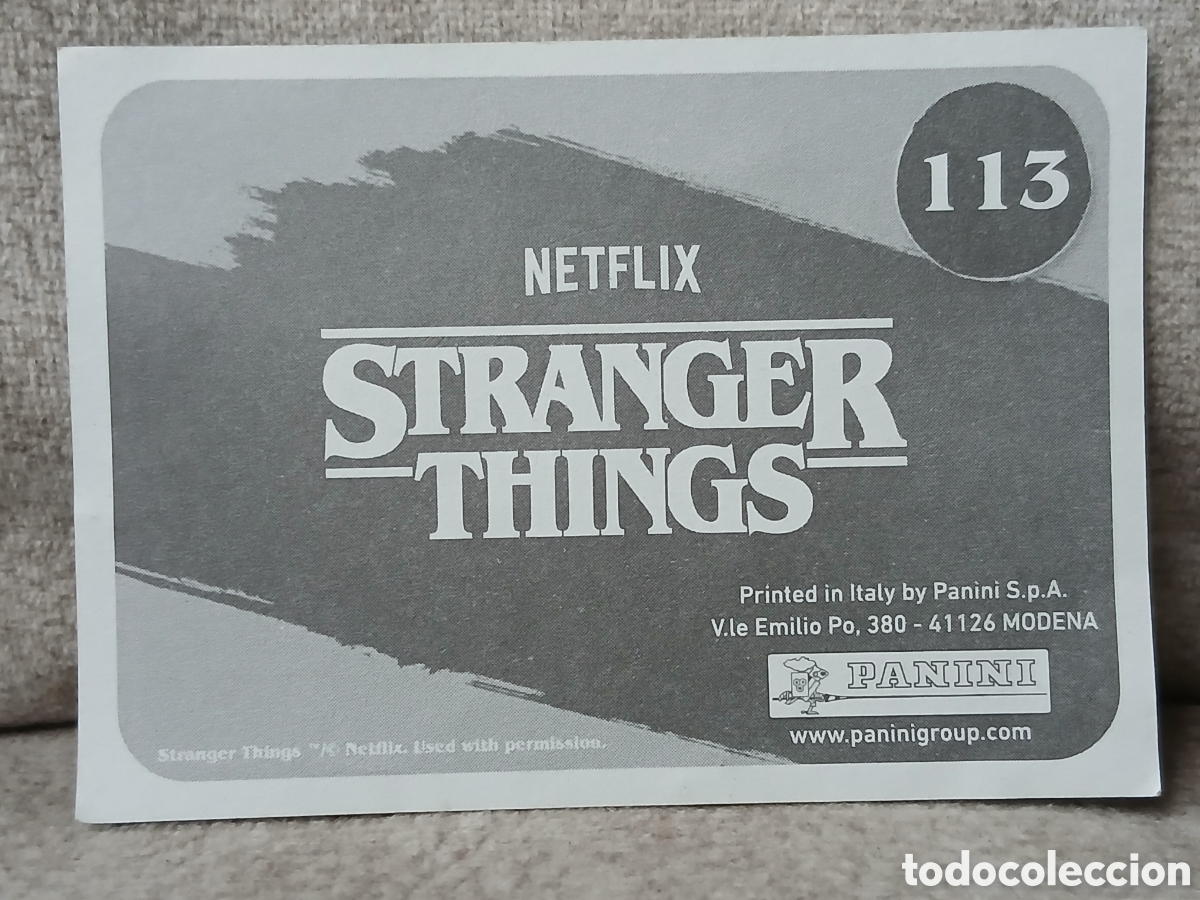 Coleccionismo cromos antiguos: Cromo Stranger Things n&deg; 113 (Panini) - Foto 2