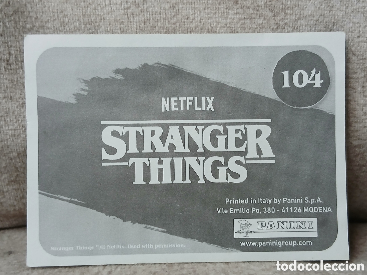 Coleccionismo cromos antiguos: Cromo Stranger Things n&deg; 105 (Panini) - Foto 2