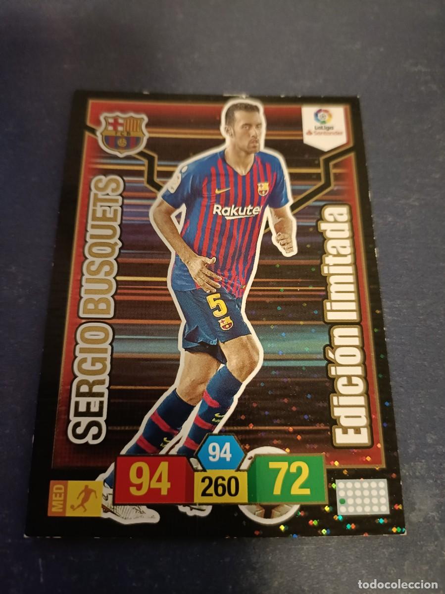 Coleccionismo cromos antiguos: SERGIO BUSQUETS EDICION LIMITADA 18 19 - Foto 1