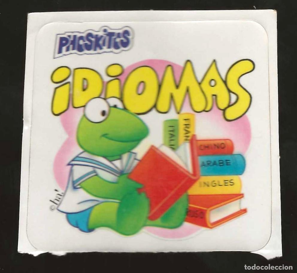 Coleccionismo cromos antiguos: PHOSKITOS -- PEQUE&Ntilde;ECOS -- N&ordm; 25 IDIOMAS - Foto 1