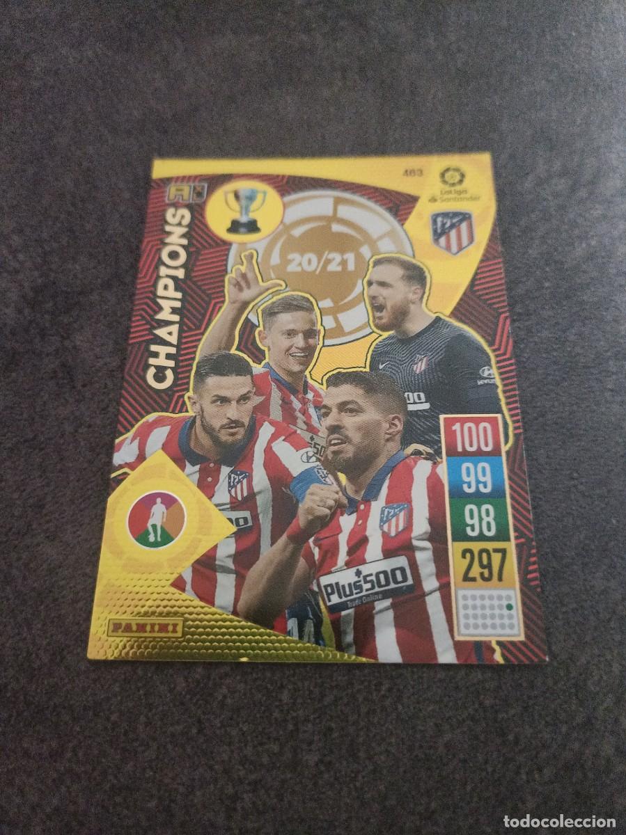 Coleccionismo cromos antiguos: LUIS SUAREZ CHAMPIONS 21 22 - Foto 1