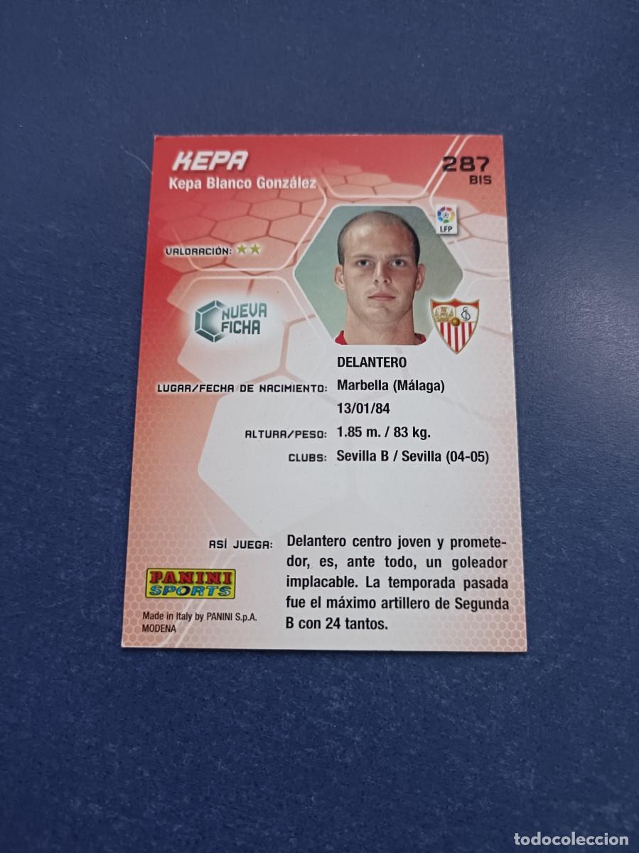 Coleccionismo cromos antiguos: KEPA MEGA CRACKS 05 06 - Foto 2