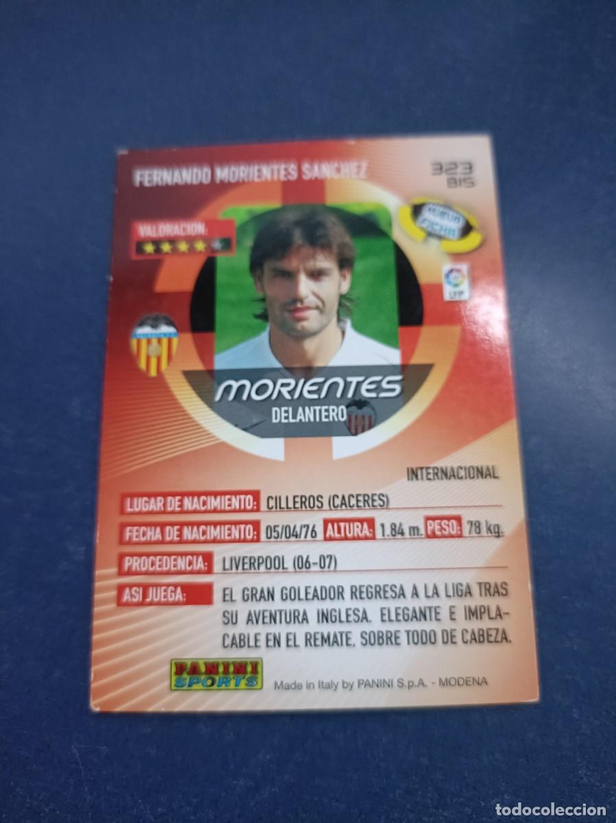 Coleccionismo cromos antiguos: MORIENTES MEGA CRACKS 06 07 - Foto 2