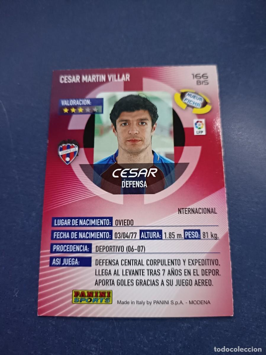 Coleccionismo cromos antiguos: CESAR MEGA CRACKS PANINI 06 07 - Foto 2