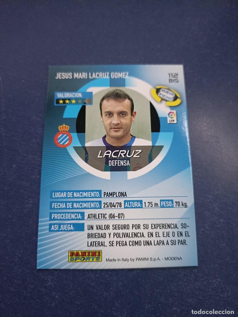 Coleccionismo cromos antiguos: LACRUZ MEGA CRACKS PANINI 06 07 - Foto 2